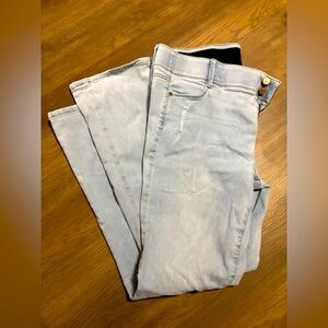 Light Blue Denim Bootcut Jeans with tummy control